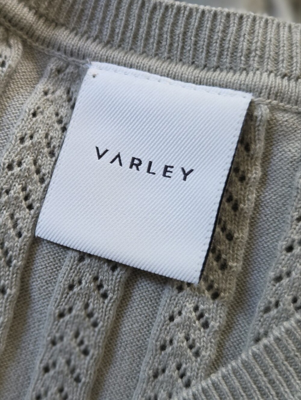 Varley Florian Olive Ribbed Sleeveless Maxi Dress - Picture 4 of 6